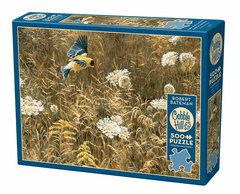 500pc - Queen Anne's Lace And American Goldfinch